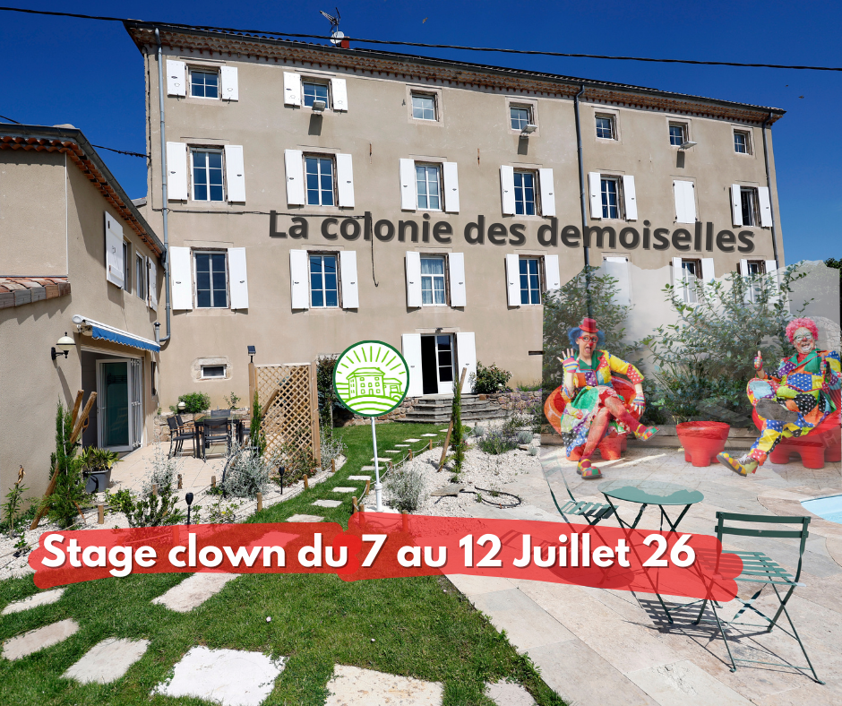 Stage Clown à La Colonie des demoiselles