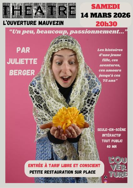 Théâtre "Un peu, beaucoup, passionnement"_Mauvezin