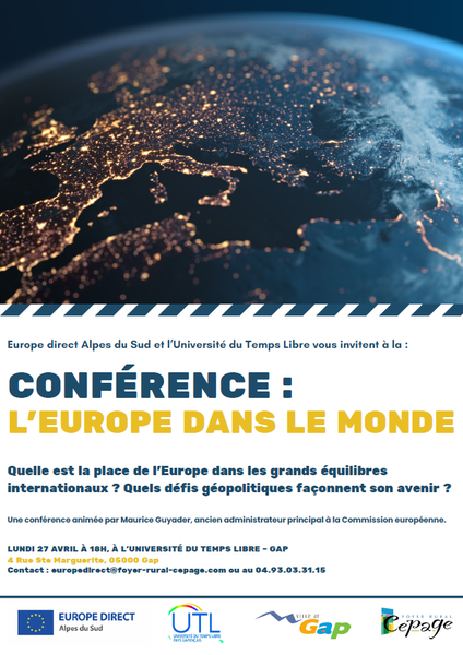 Conférence : l'Europe dans le monde
