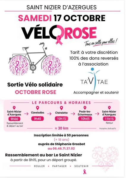 VÉLORose - Tous en selle pour elles !