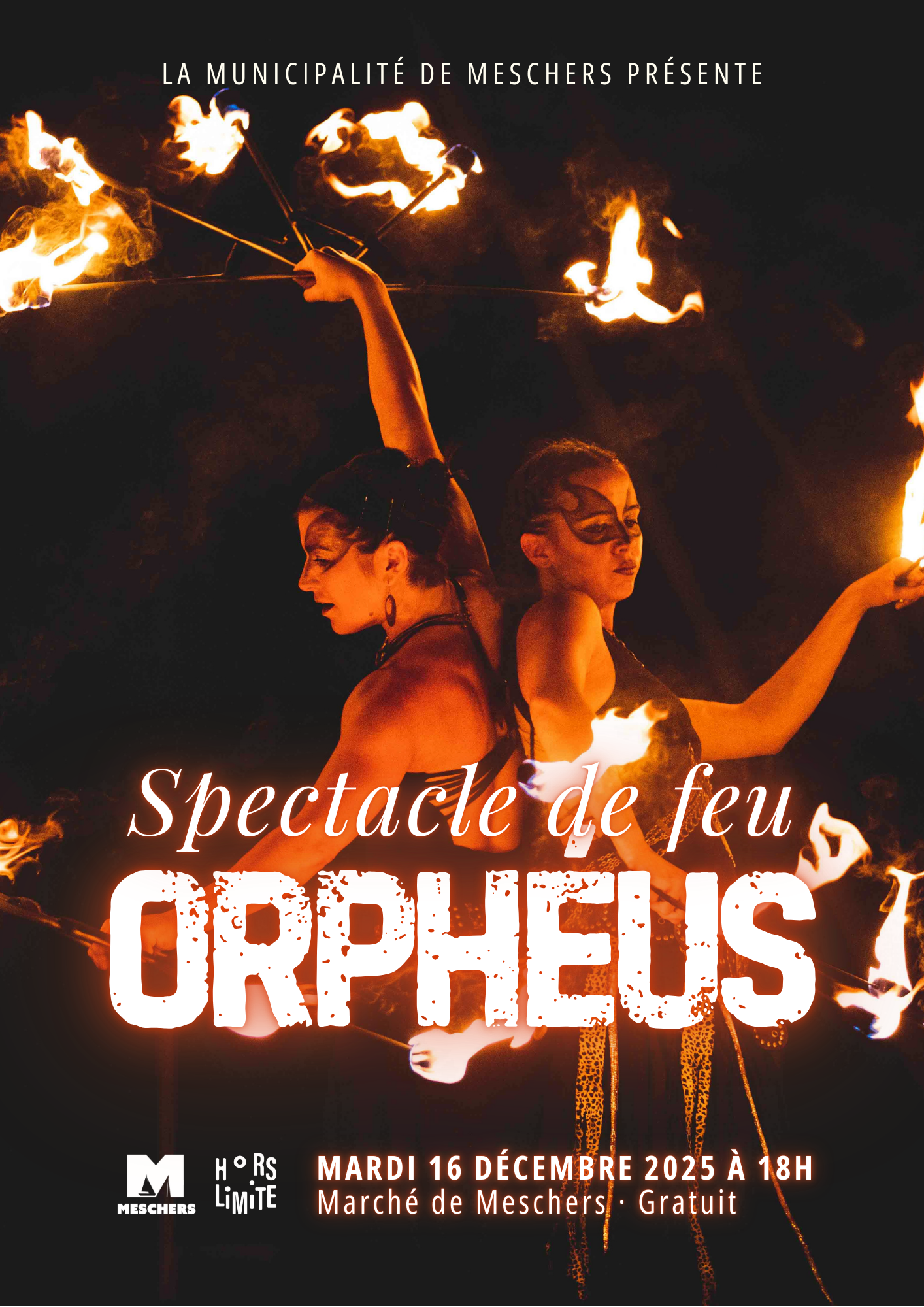 Spectacle de feu « Orphéus »