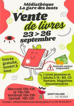 Affiche vente de livres