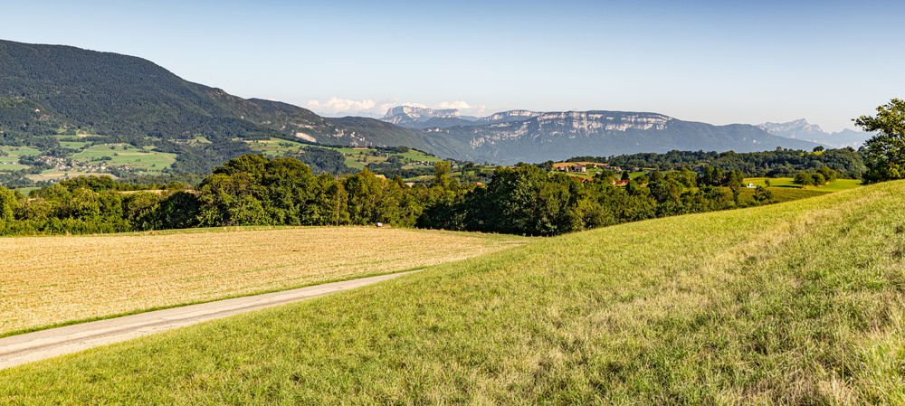 Vue sur la Chartreuse depuis le Circuit du Mont Tournier