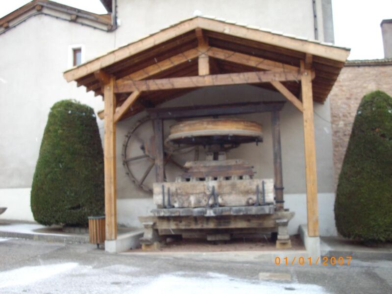 Musée dans la rue, pressoir du XVIIIe siècle