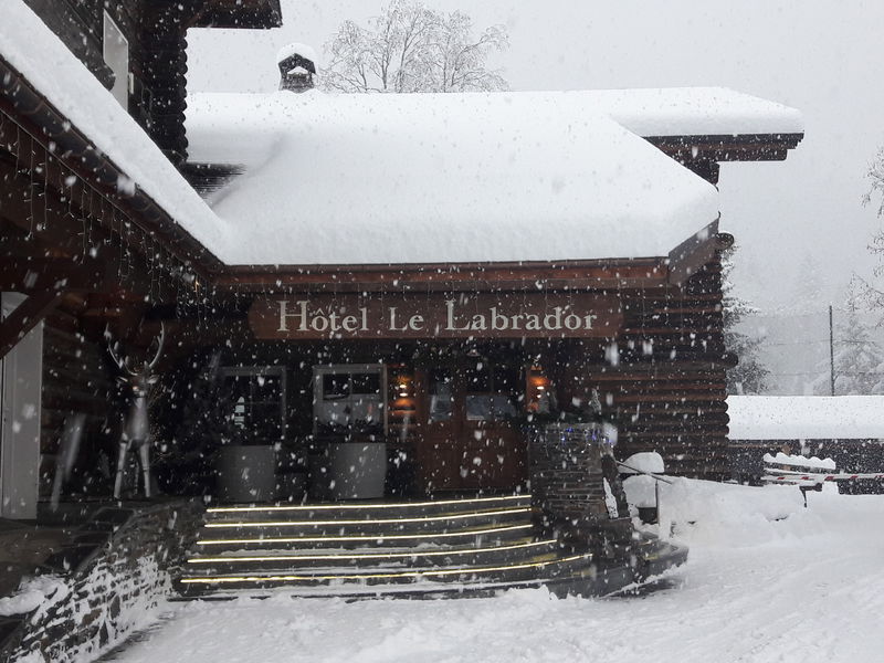 Entrée Hotel Le Labrador Hiver
