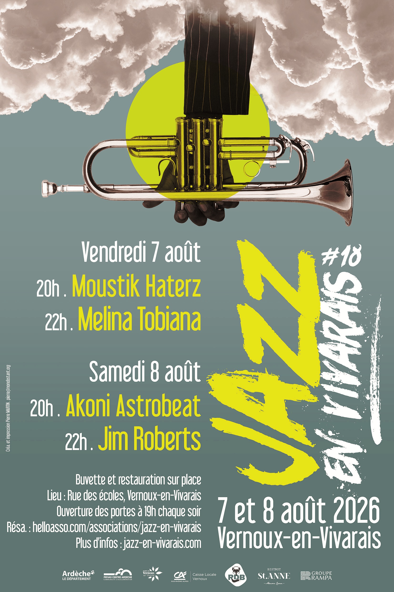 Affiche de la 18ème édition du festival
