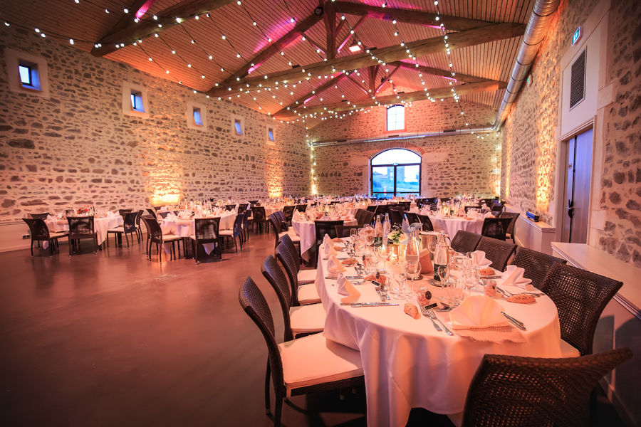 le cuvage en pierre-Salle de réception