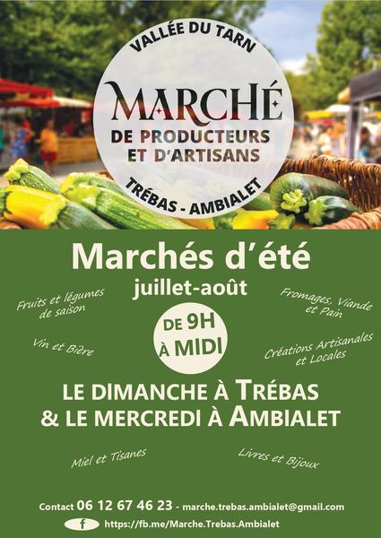 Marché de producteurs et d'artisans - Trébas