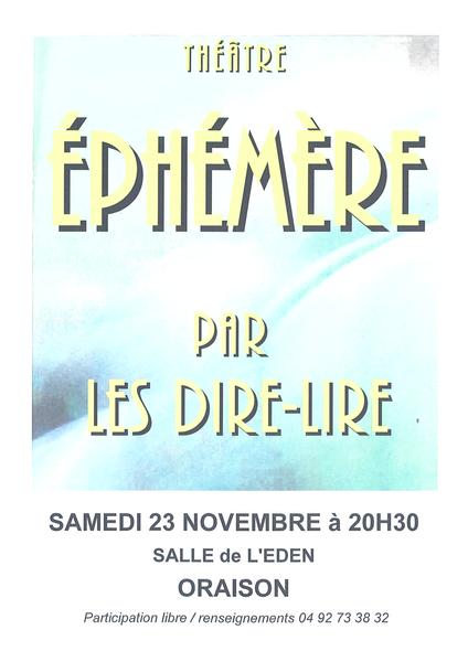 Théâtre éphémère