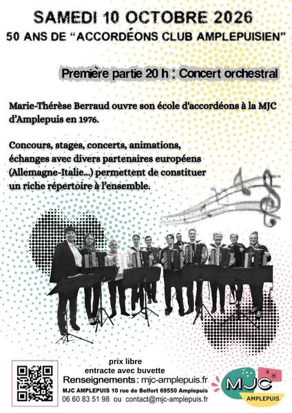 50 ANS DE “ACCORDEONS CLUB AMPLEPUISIEN\