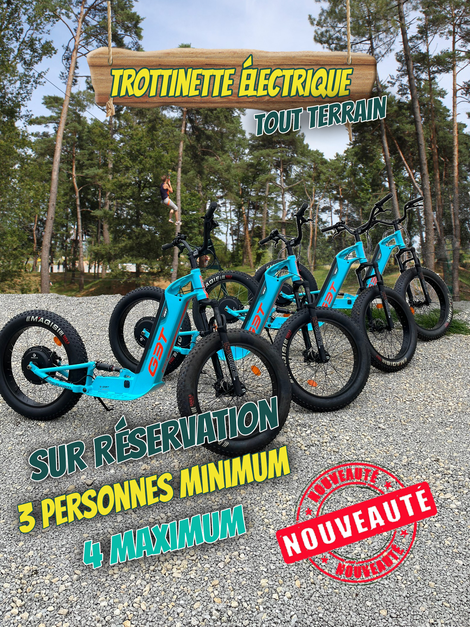 Balade en trottinette électrique tout terrain