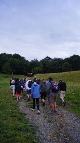 Départ sortie chamois