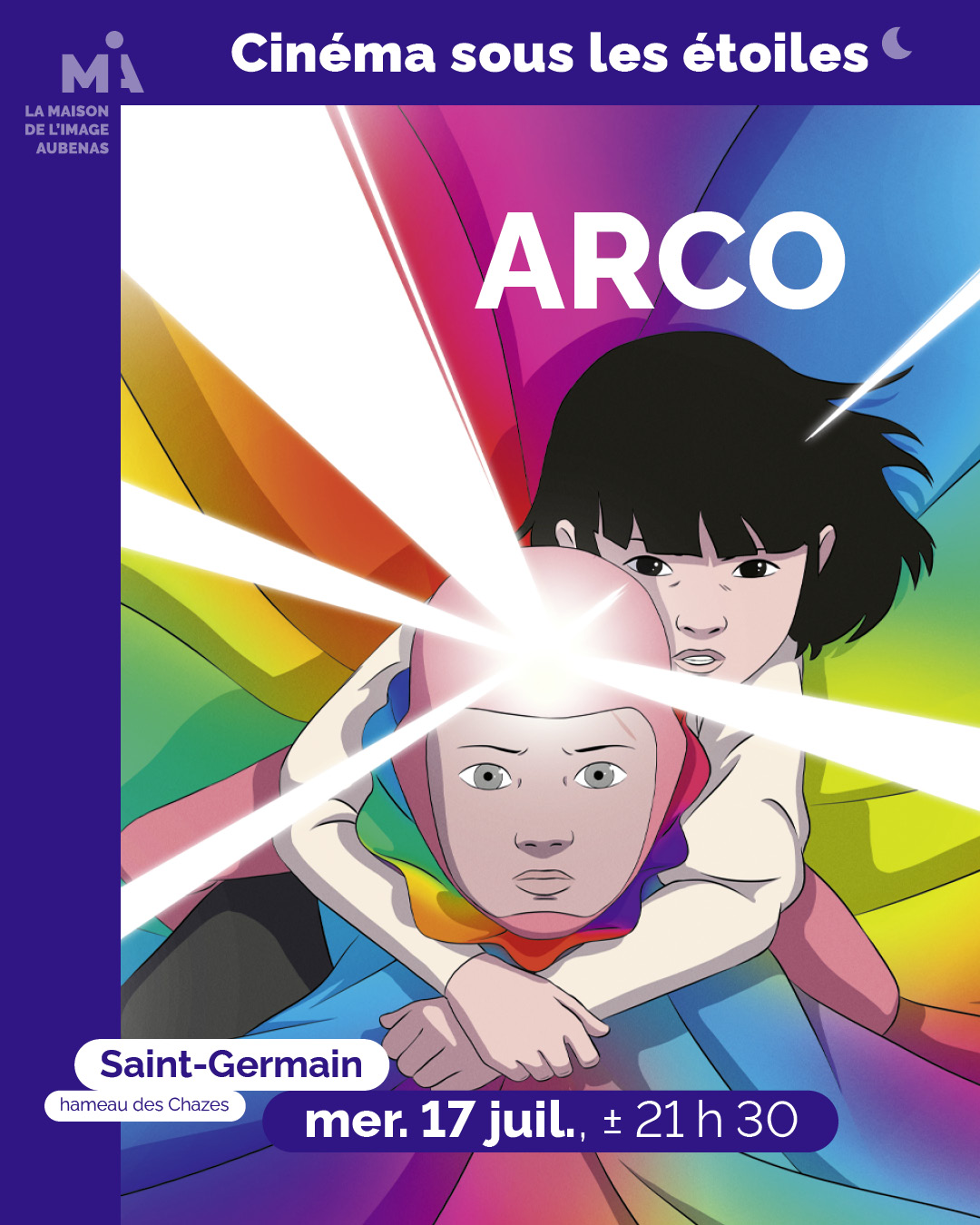 Cinéma sous les étoiles avec "Arco"