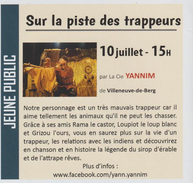 Sur la piste des trappeurs