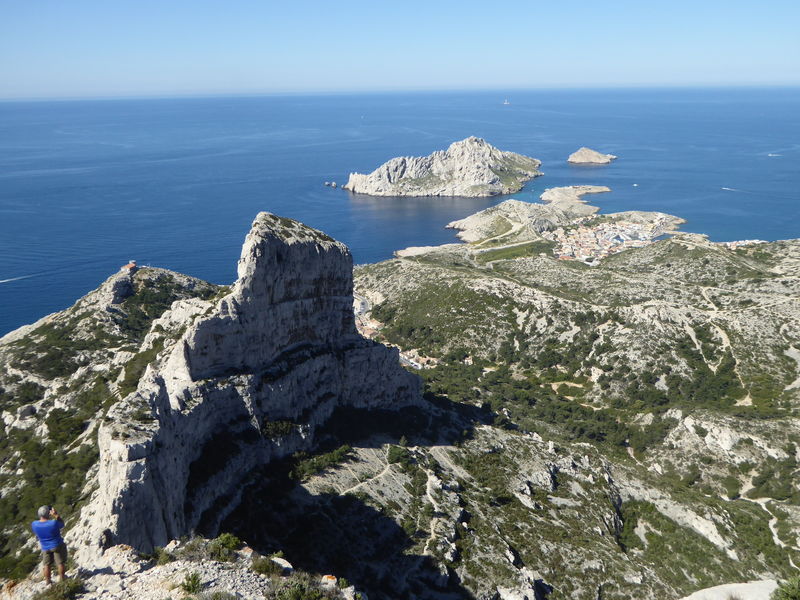 Vue du massif  de Marseilleveyre