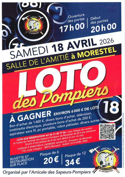 Loto des pompiers à Morestel_Morestel
