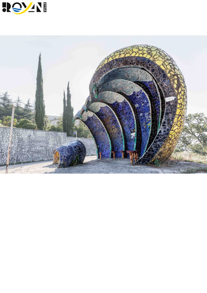 Projection | Soviet bus stops