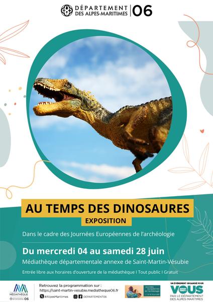 Exposition - « Au temps des dinosaures »_Saint-Martin-Vésubie