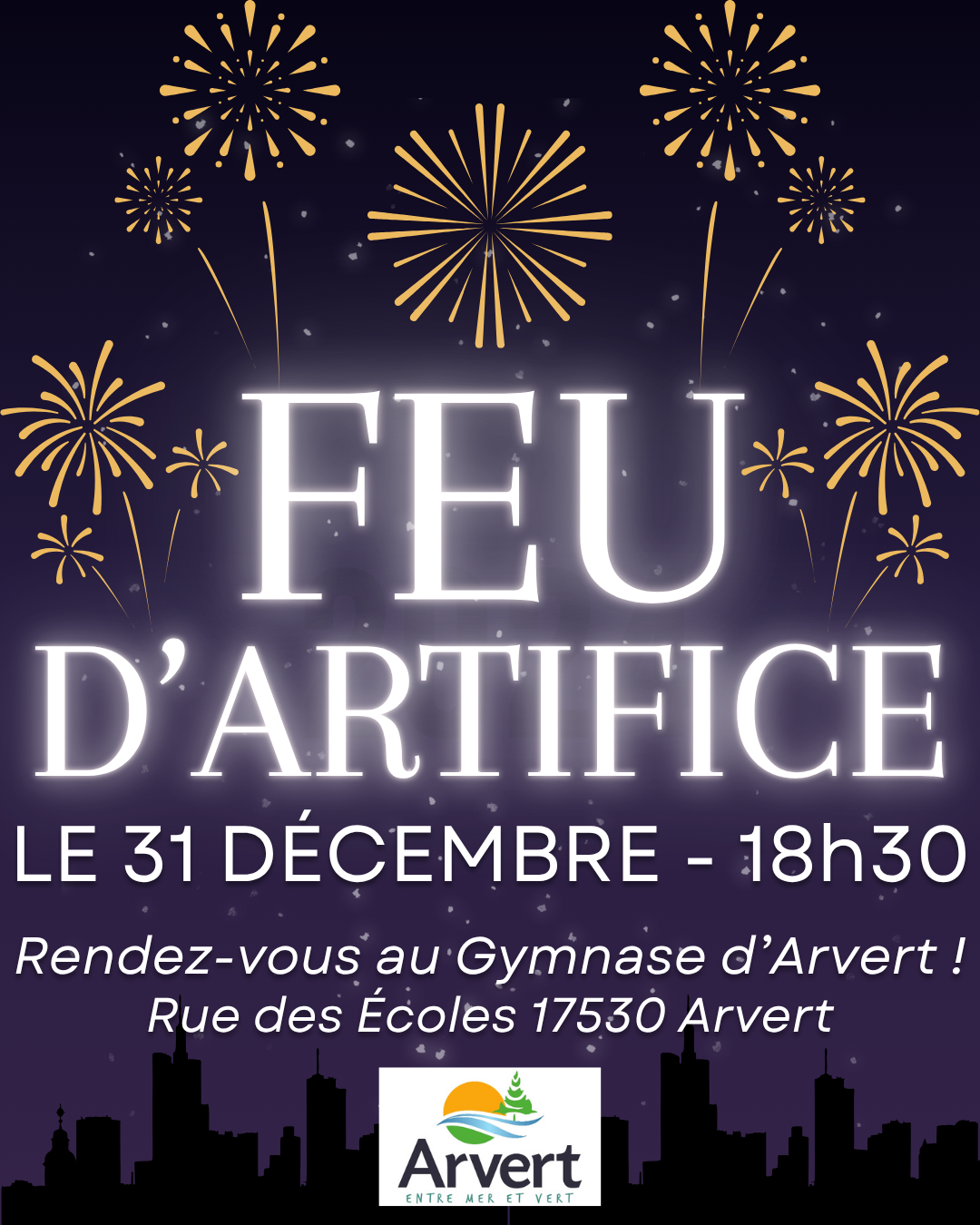 Feu d'artifice du Réveillon