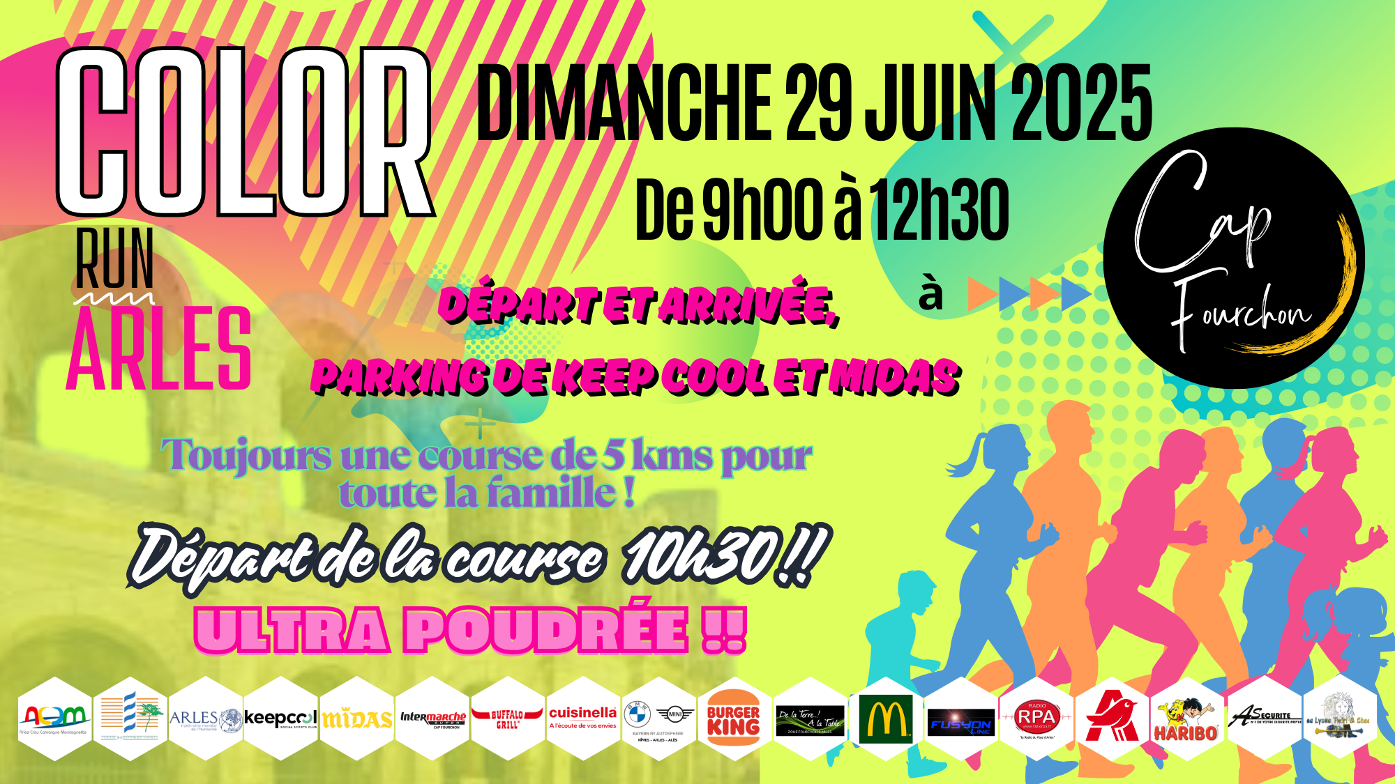 Color Run Cap Fourchon