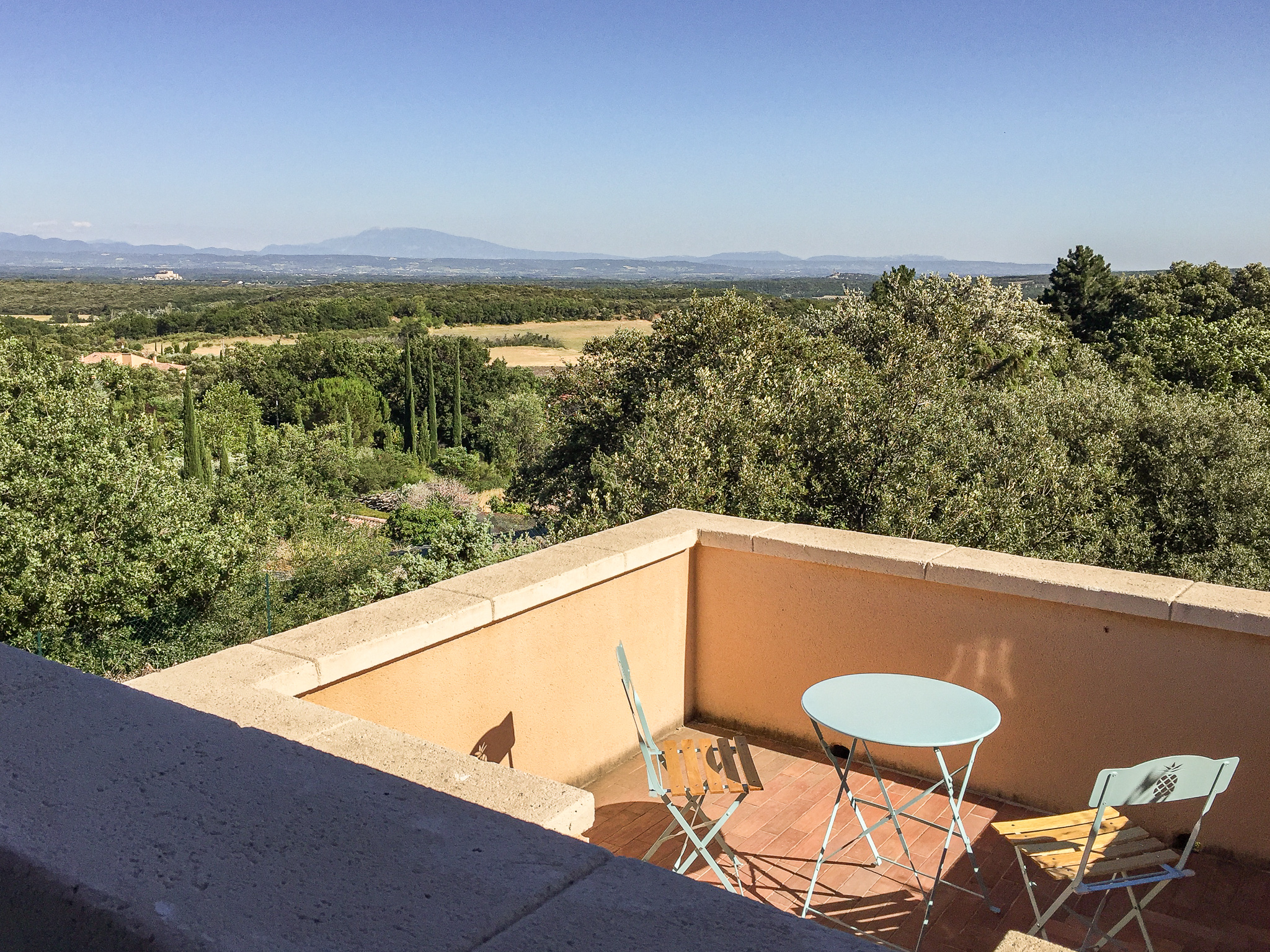 Terrasse et vue