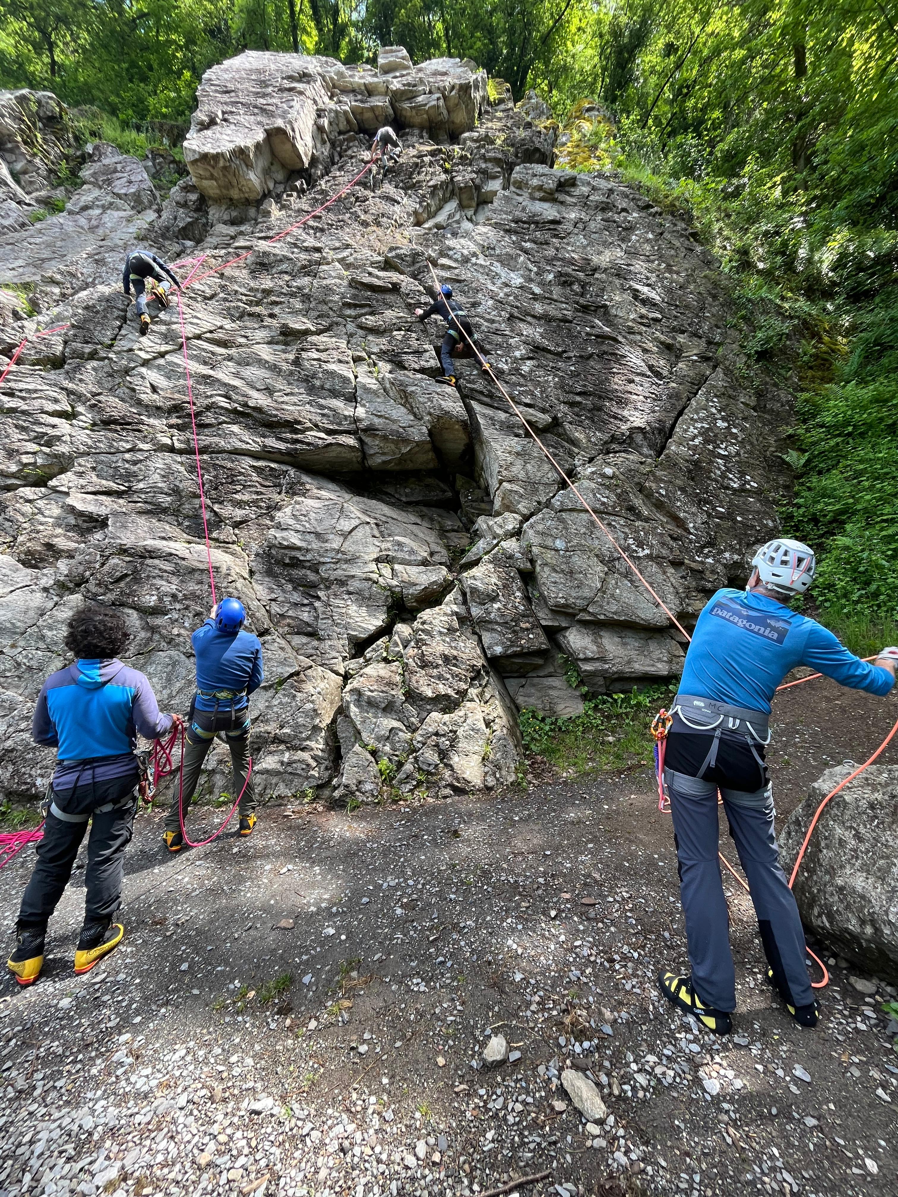 Escalade avec les Guides de Saint-Gervais / Les Contamines