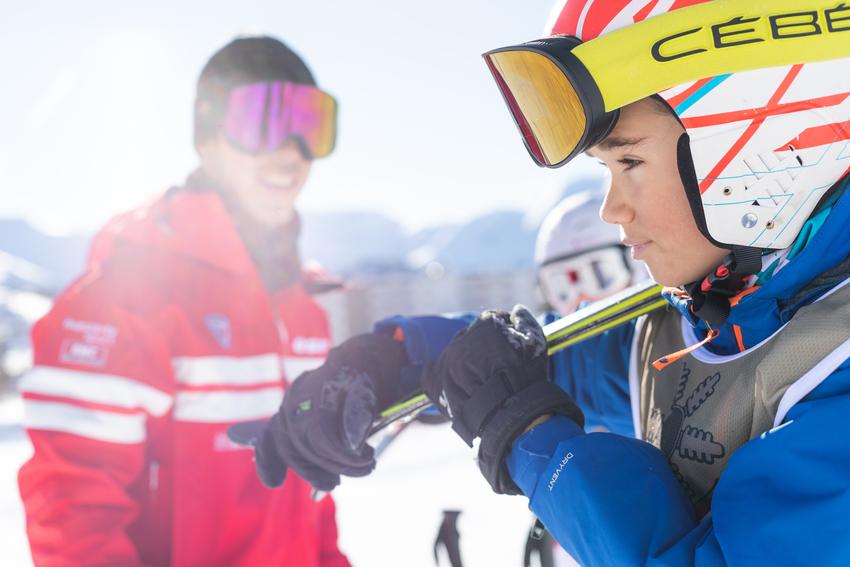 Flèche avec l'ESF : Venez défier le chrono sur le slalom géant !_La Grave - © esfofficiel