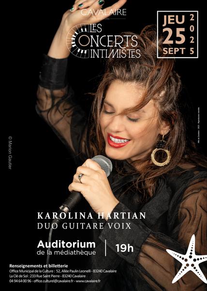 Concert Intimiste : Karolina Hartian | Duo Guitare Voix_Cavalaire-sur-Mer