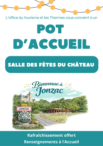 Pot d'accueil des Thermes et de l'office de tourisme de Jonzac