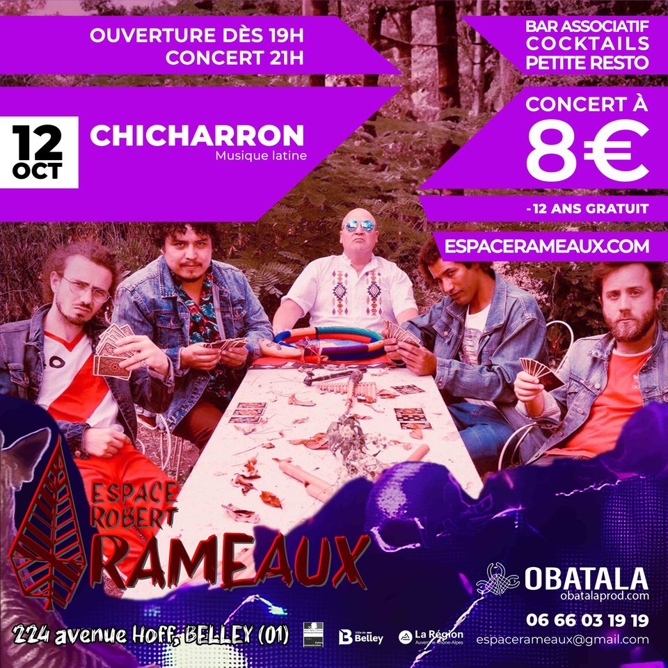 Concert de Chicharron à l'Espace Rameaux