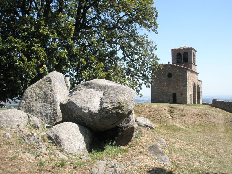 Chapelle Saint Vincent vue côté Ouest ST LAURENT D'AGNY
