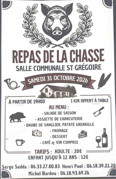 Repas de la chasse