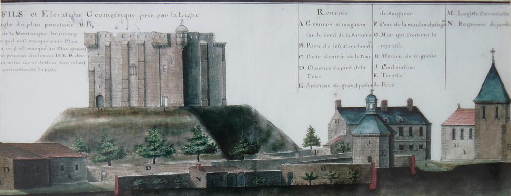 Le donjon ou « Tour de Ganne »