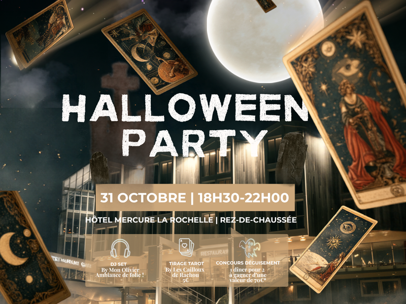 Animation - Soirée Halloween - DJ SET, Cartomancienne & Concours déguisement