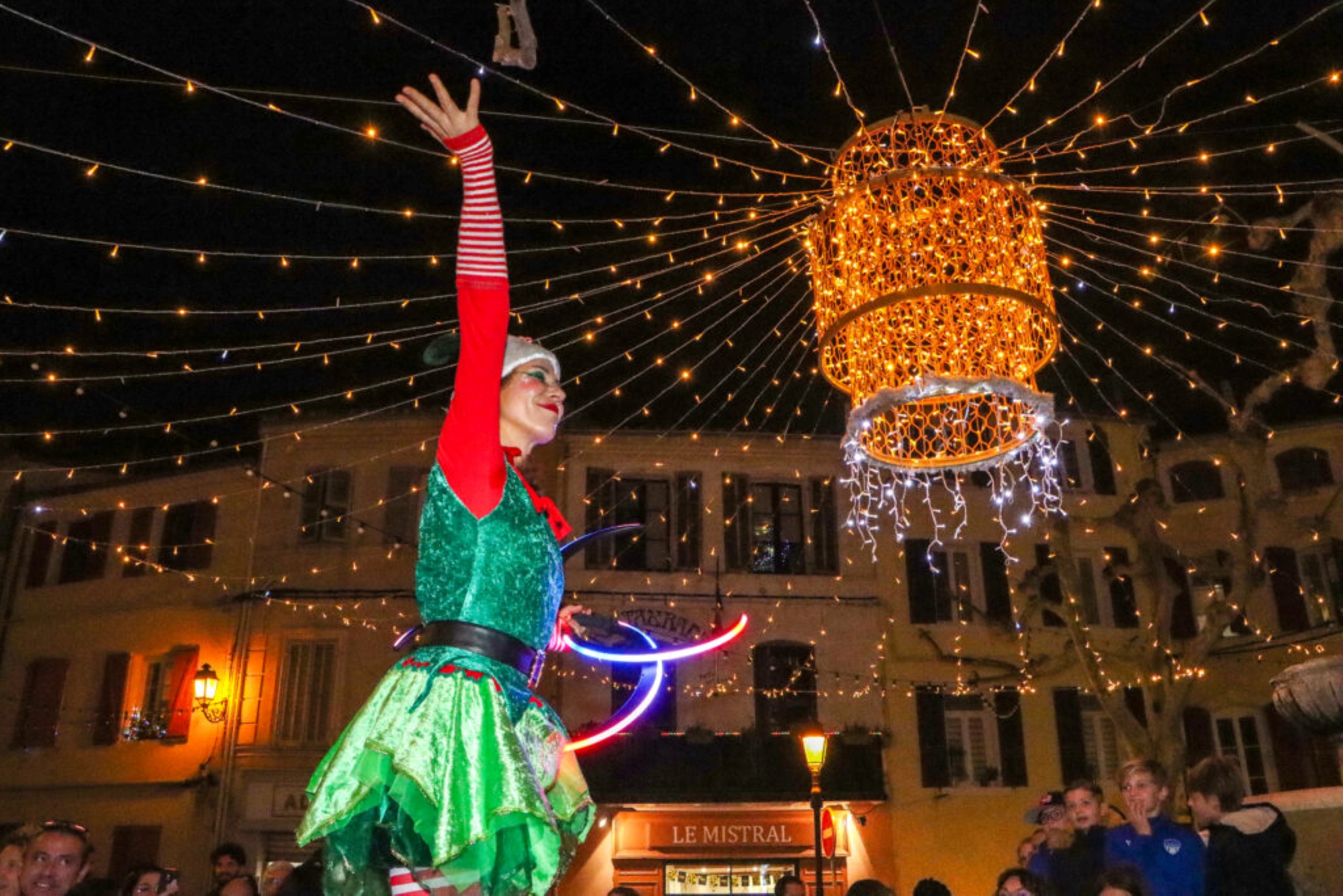 Lancement des illuminations de Noël