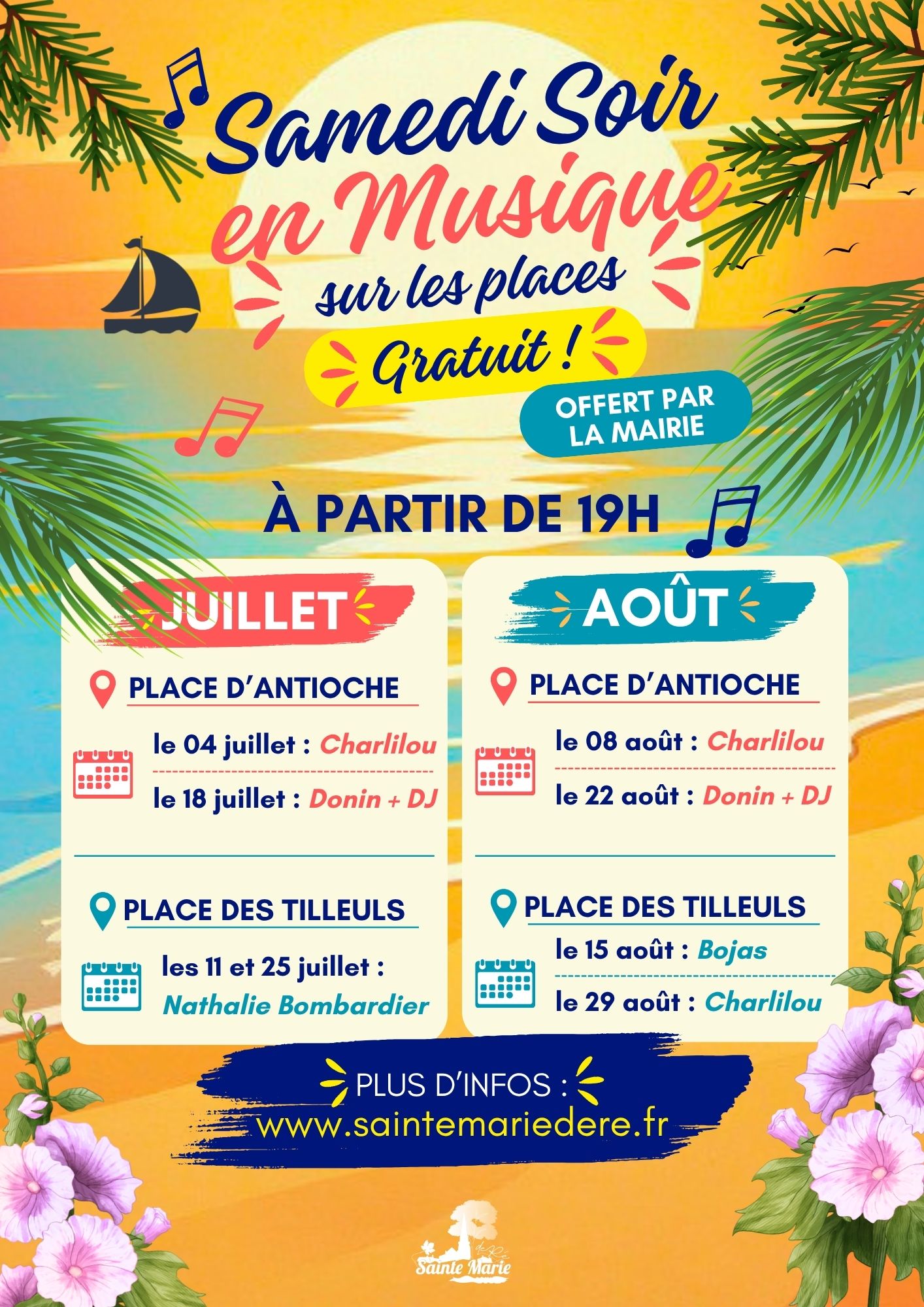 Samedi soir en musique sur les places