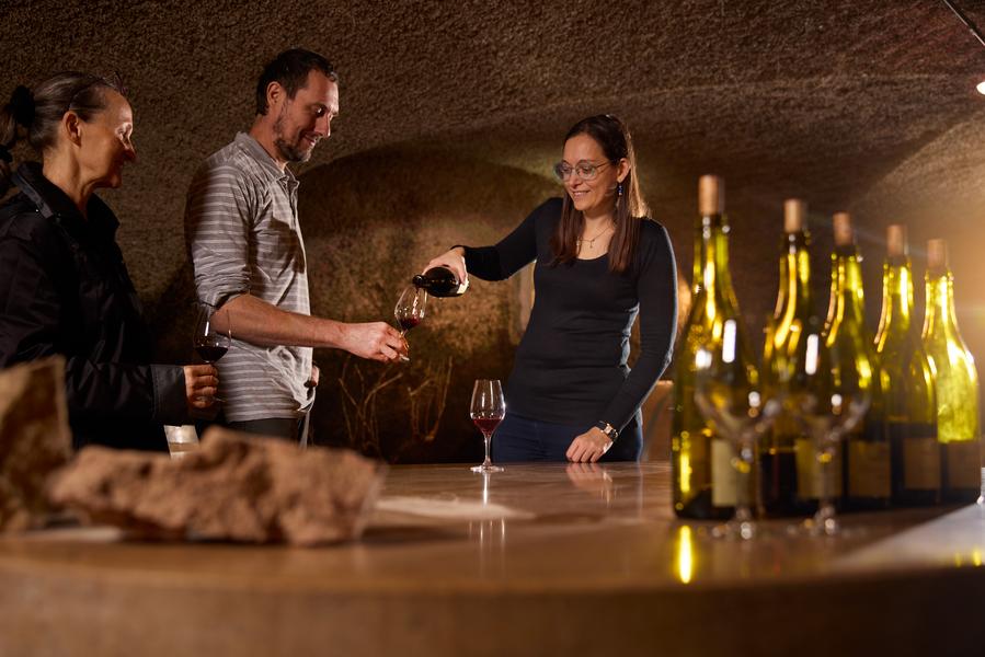 Dégustation au Château des Jacques