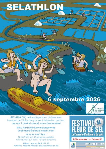 Selathlon : le raid multisports du festival Fleur de Sel