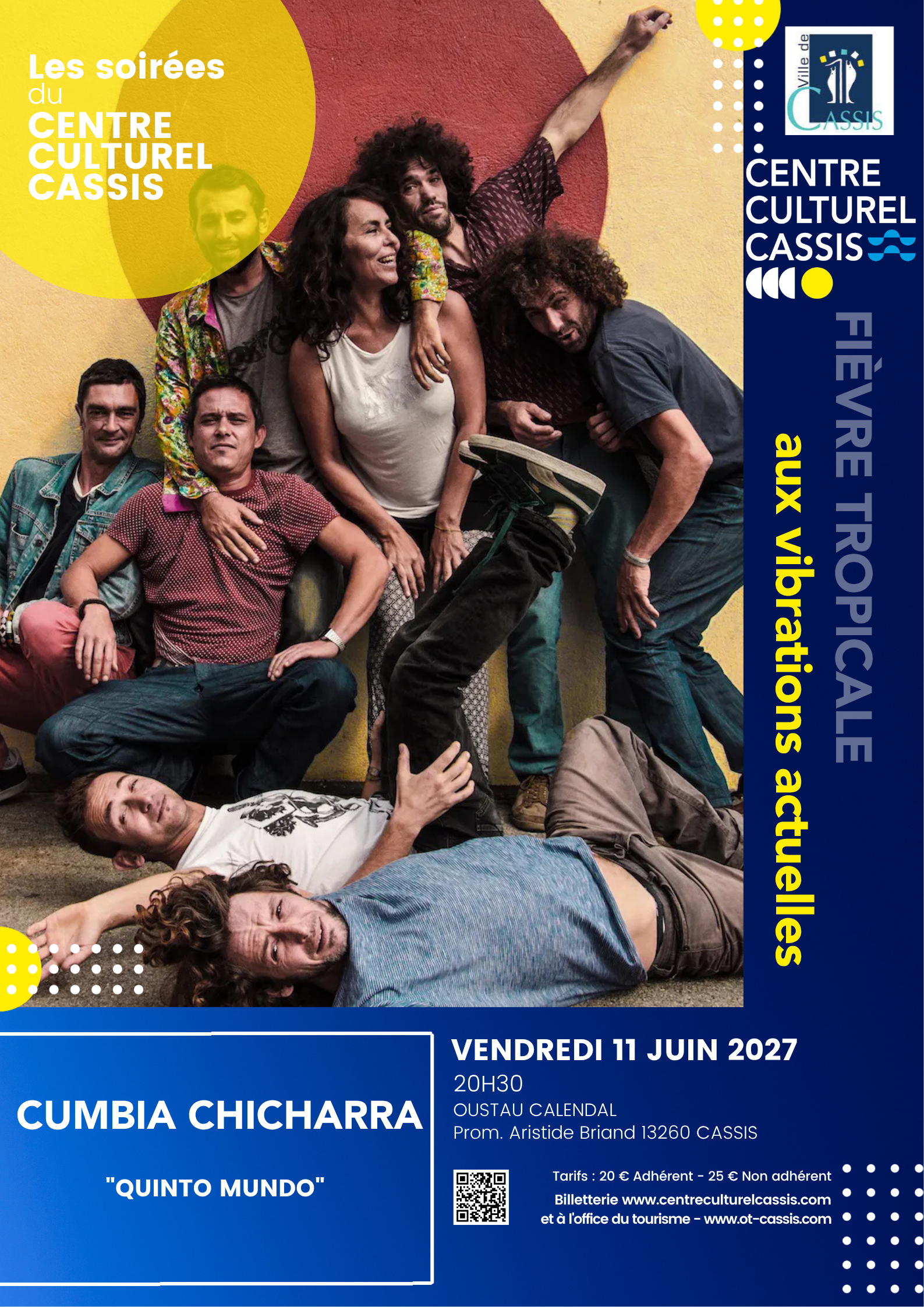 Les soirées du Centre Culturel Cassis - "Quinto Mundo" - Cumbia Chicharra