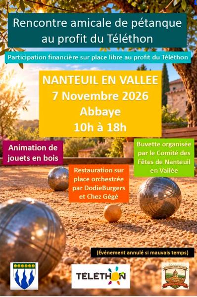 Rencontre amicale de pétanque