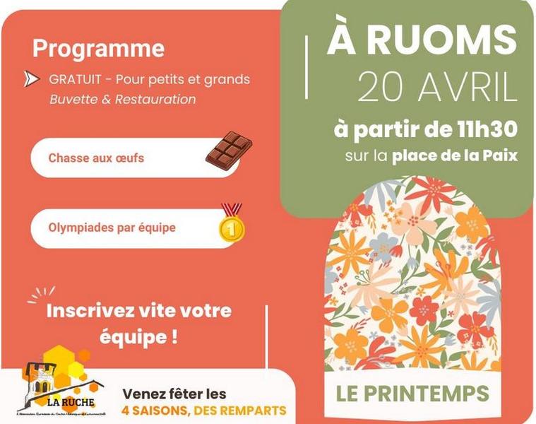 Les 4 Saisons des Remparts : Venez fêter Le Printemps_Ruoms