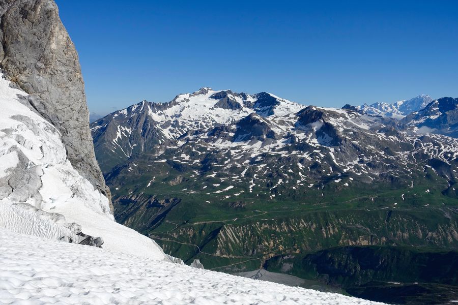 Glacier hiking: Dôme de Bellecôte Peak