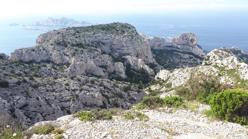 Vue du massif  de Marseilleveyre