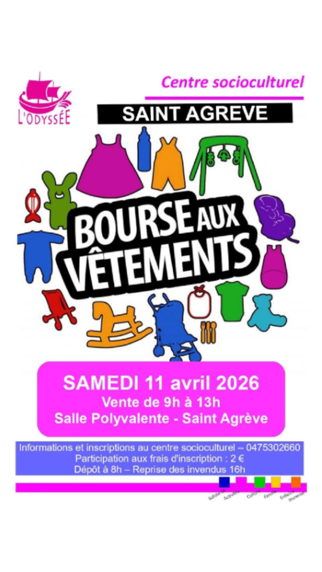 Bourse aux vêtements printemps/été
