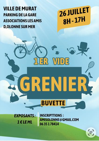 1er vide grenier de l'association les amis D'Olonne
