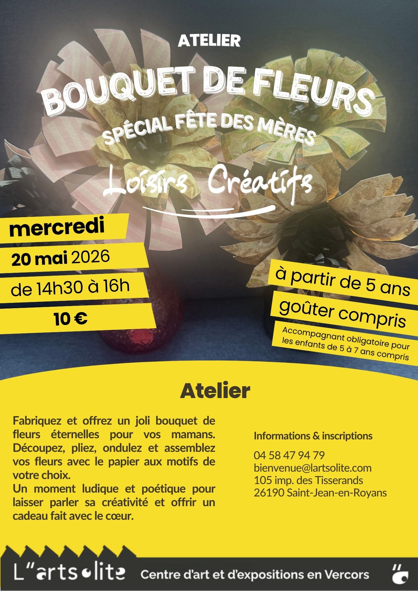 Atelier bouquet de fleurs