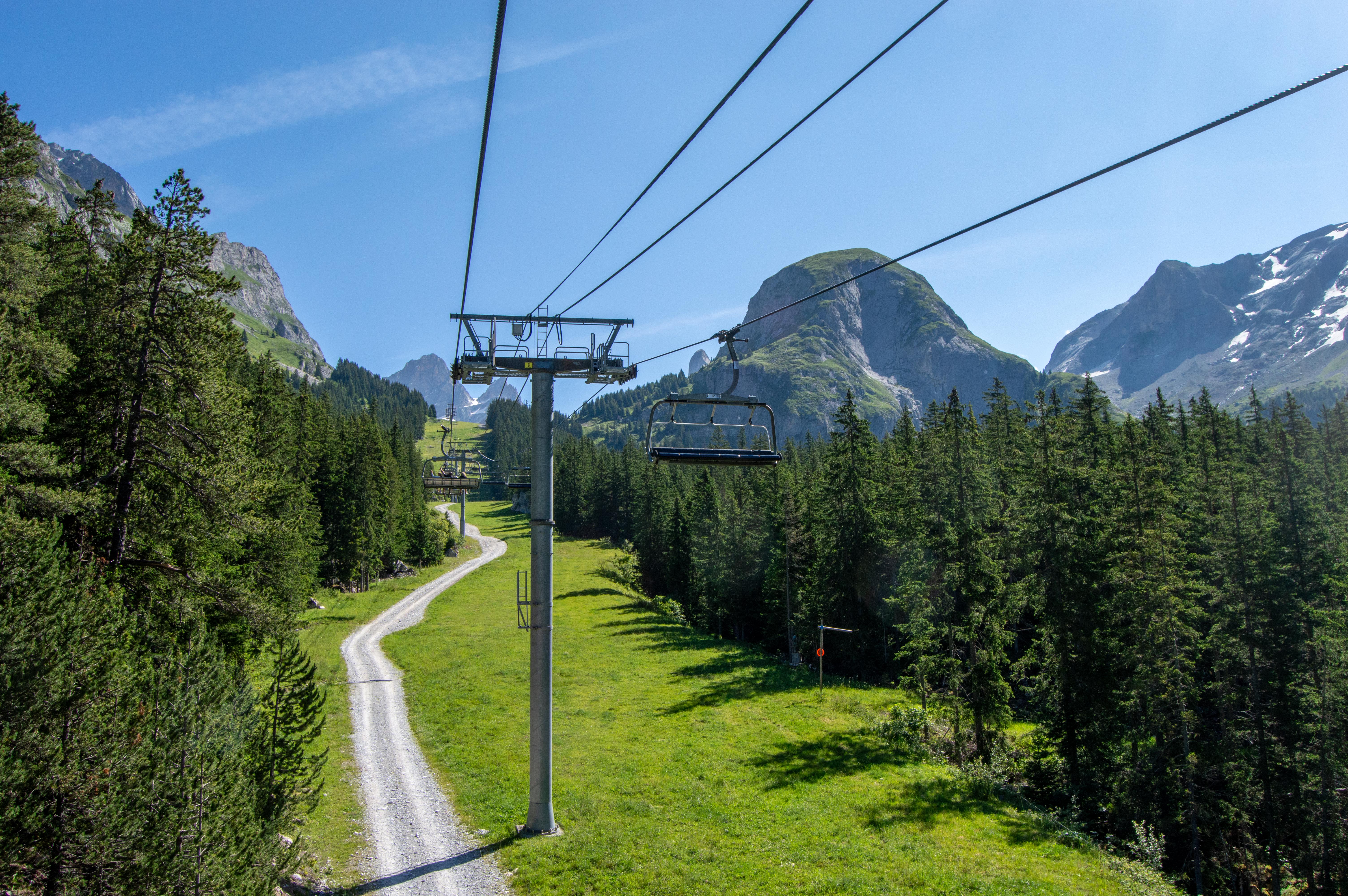 Departure from Les Fontanettes