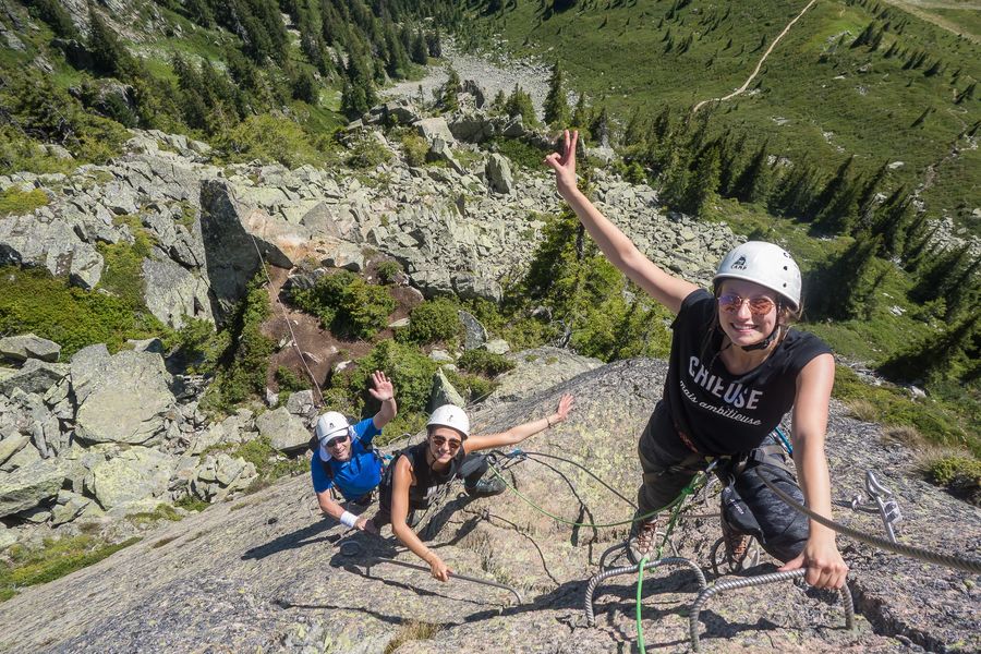 Evolution2-Chamonix-Via Ferrata découverte