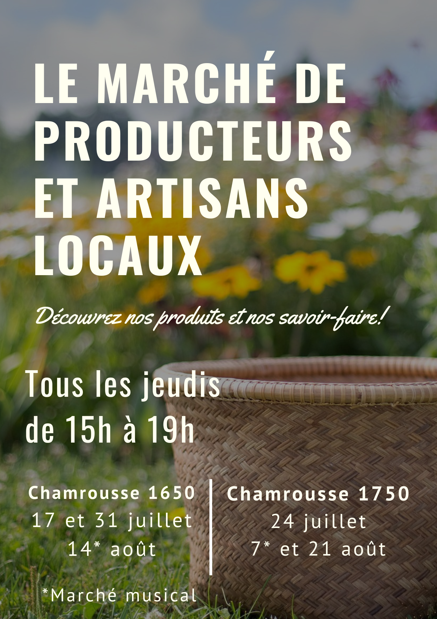 Marché Artisans et producteurs éco-responsables 1650_Chamrousse
