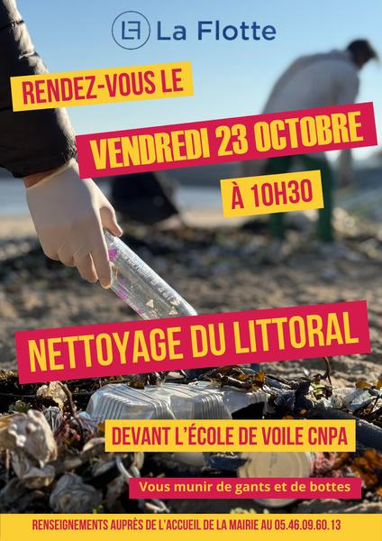 Nettoyage du littoral